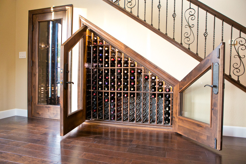 This is an example of a traditional wine cellar in San Francisco.