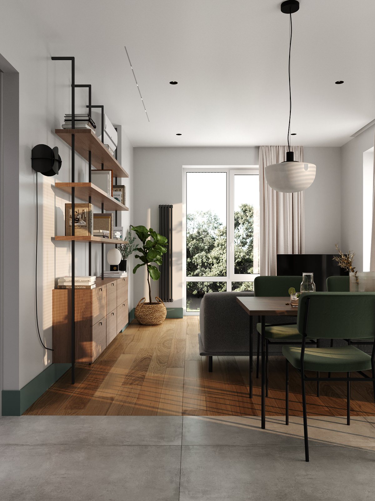 Интерьер квартиры 70 м2 в ЖК NOW