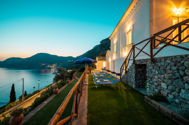 Villa Virea Praiano - Terrazza mediterran-terrasse