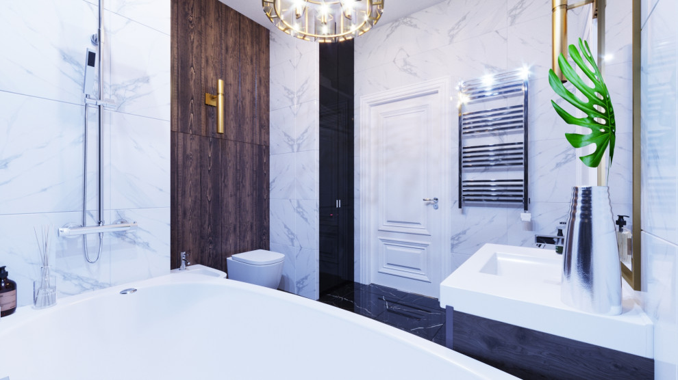 Квартира в стиле неоклассика