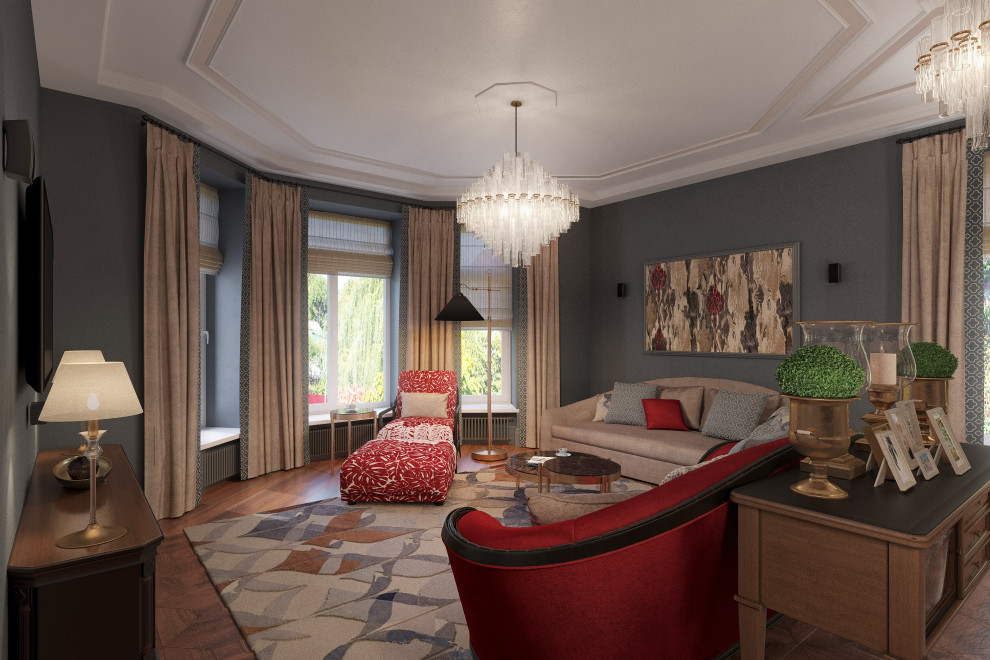 Жилой дом на ул. Брусничной, гостиная