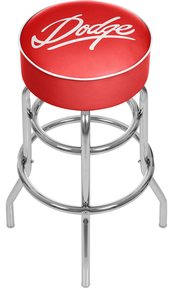 Dodge Padded Swivel Bar Stool, Signature Contemporary Bar Stools