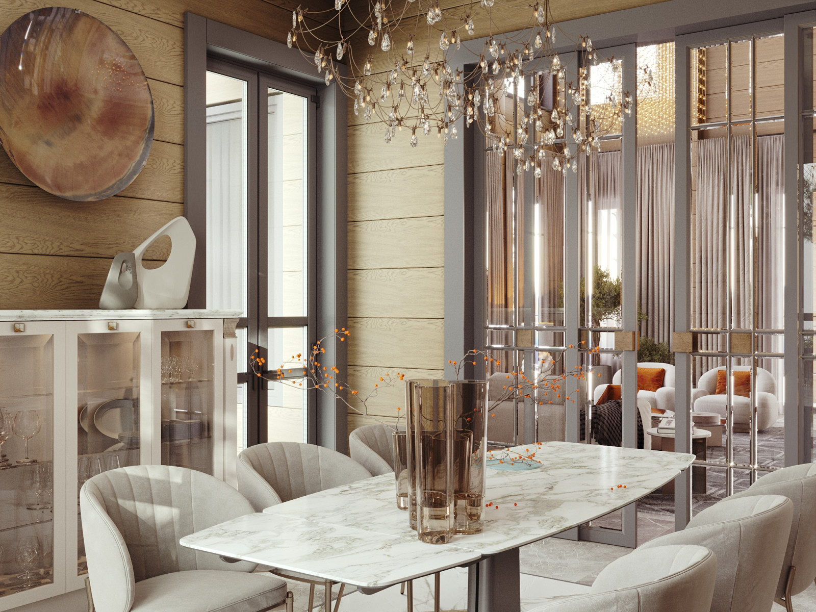 Интерьер загородного дома.