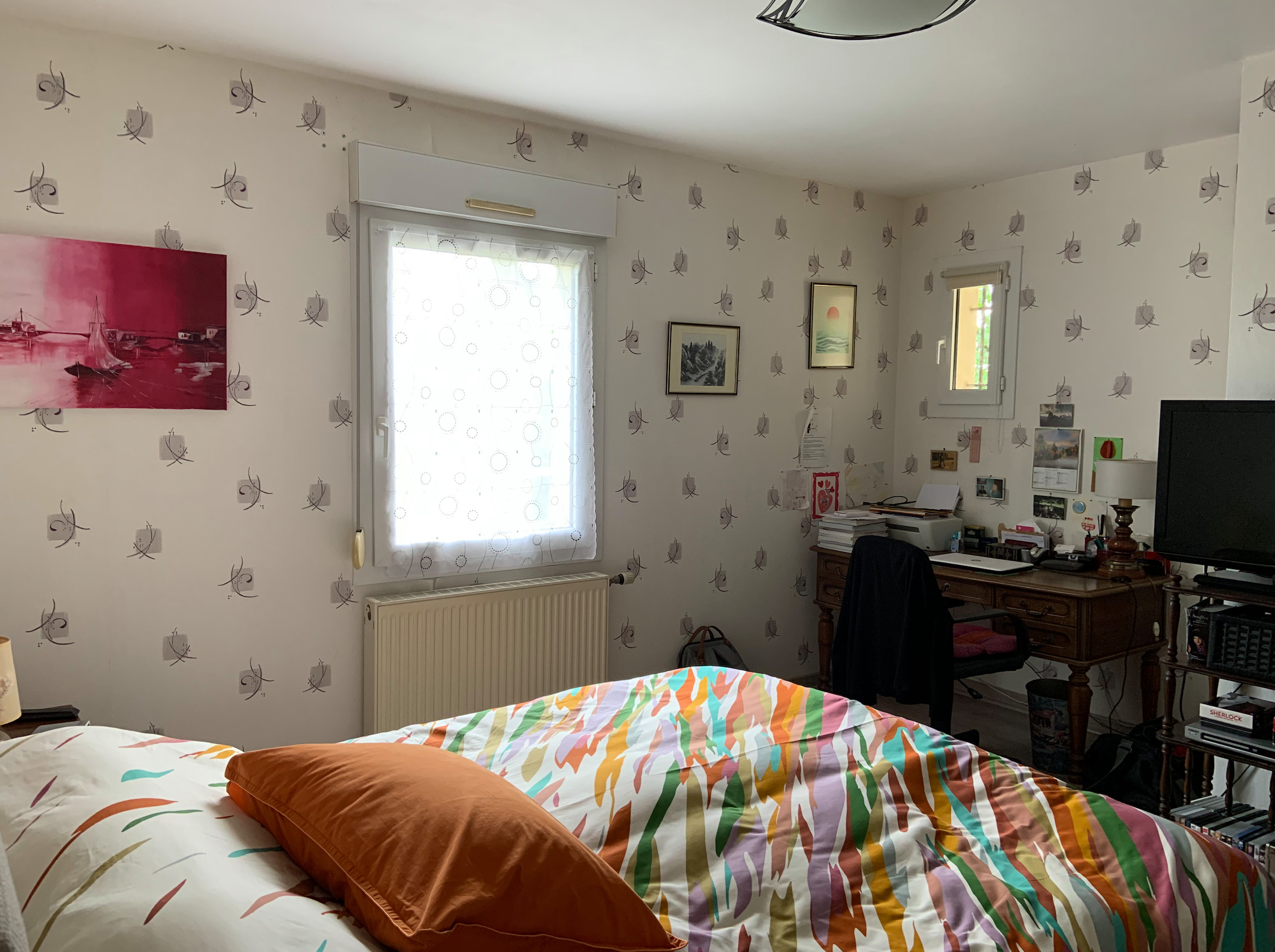 Rénovation et agencement sur mesure chambre-Coaching déco/Etude d'aménagement
