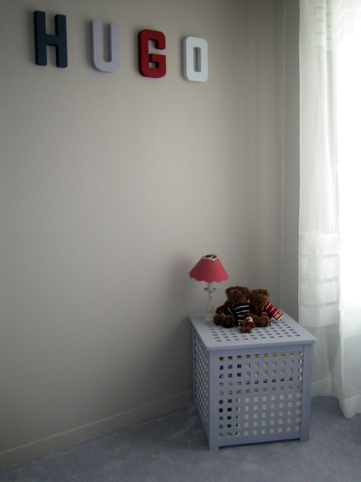 Design ideas for a transitional kids' room in Paris.