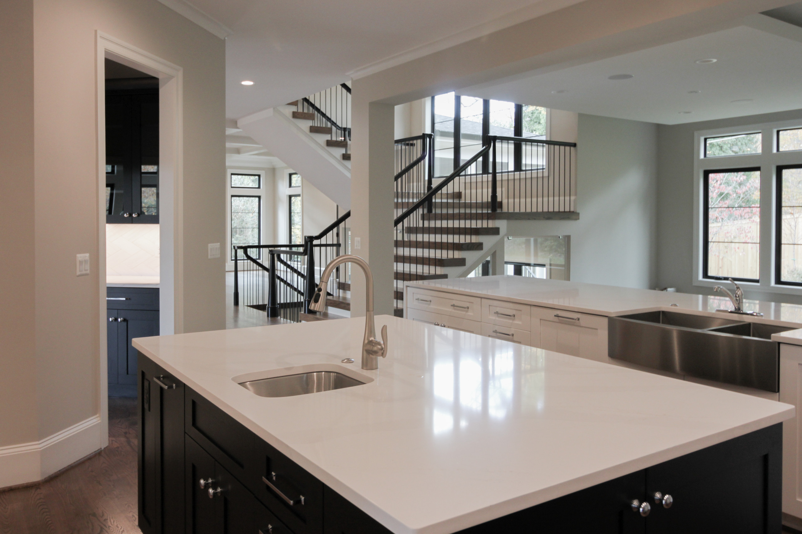89_Eclectic and Edgy Staircase in French Contemporary Residence, McLean VA 2210