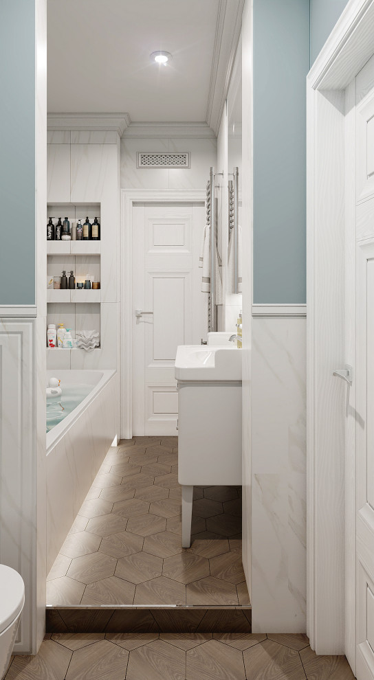 Проект квартиры в стиле современная классика