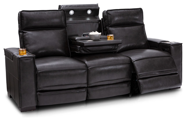 Anthology Home Theater Seating Leather Sofa Power Recliner