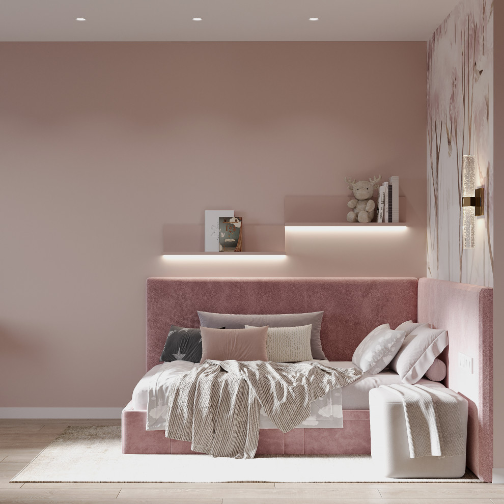 Дизайн-проект квартиры с детской и кабинетом