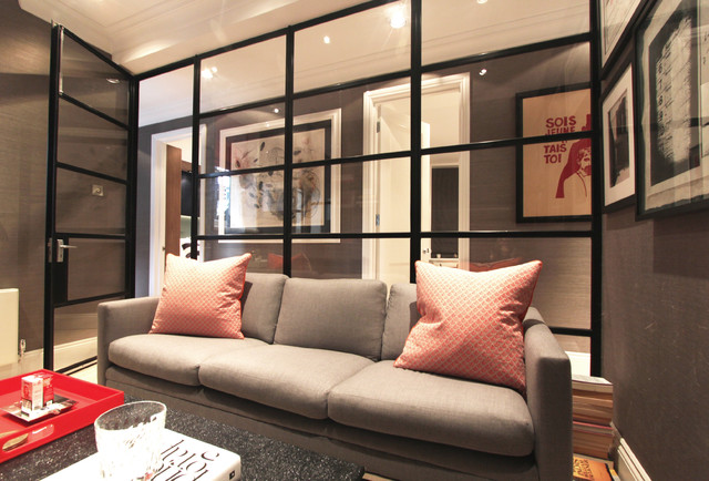 Norfolk Mansions contemporain-salon