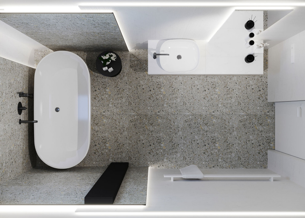 Y-house. Дизайн интерьера двухэтажного дома.