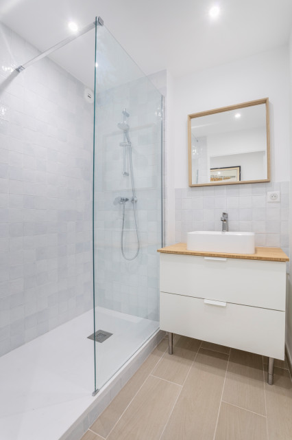 Transformation d'un Studio n T2 modern-badezimmer
