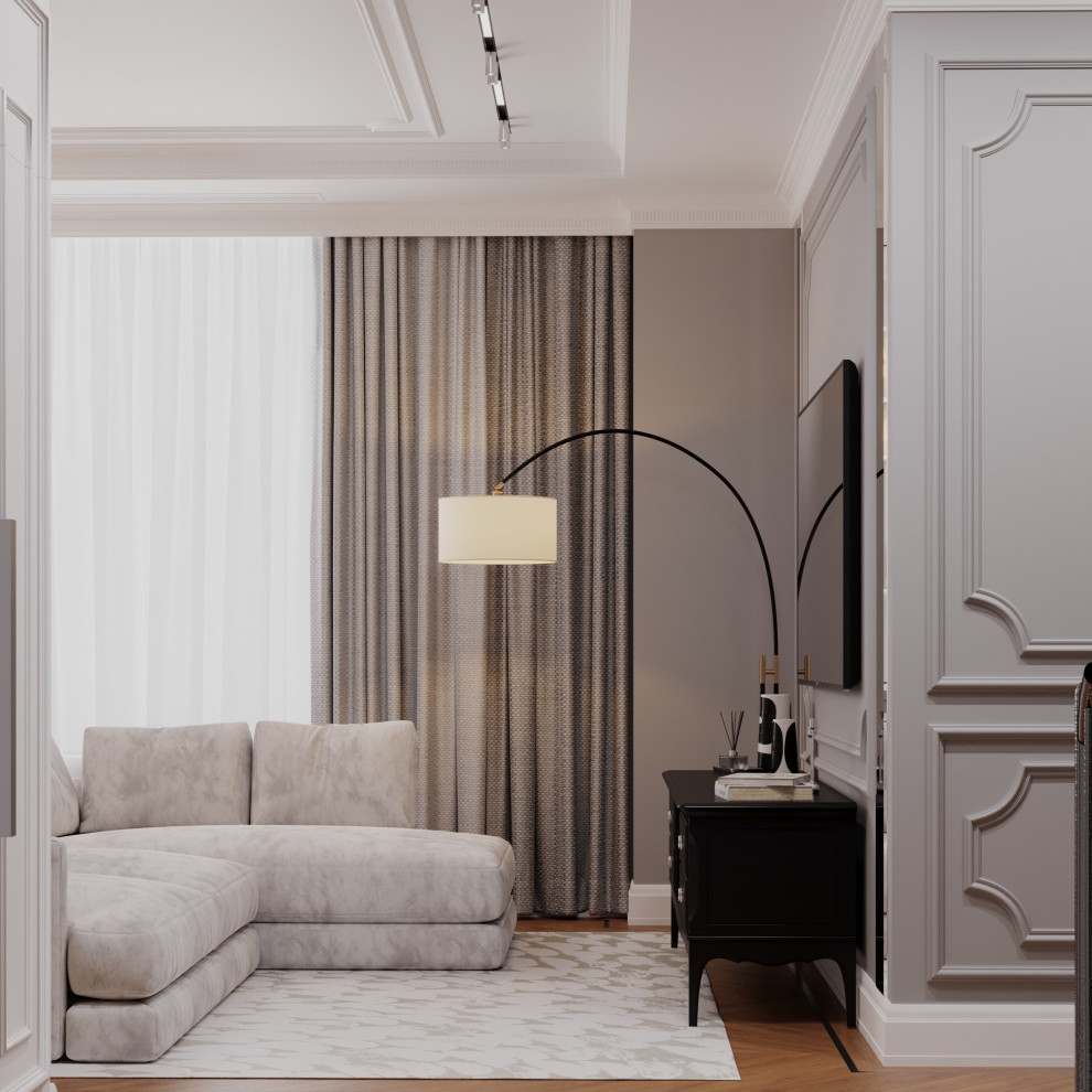 Квартира в стиле неоклассика. Г. Москва , ЖК «Большевик»