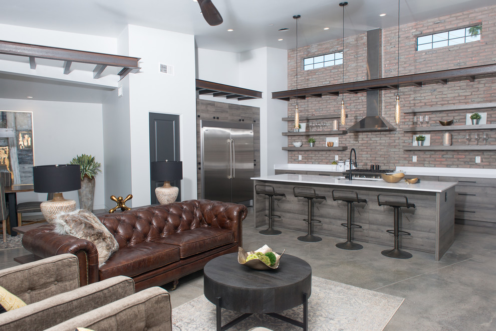 3rd Street - Industrial - Kitchen - Phoenix - by Kowalchuk Construction ...