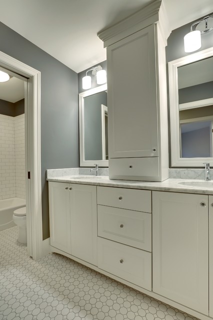 Custom Orono transitional-bathroom