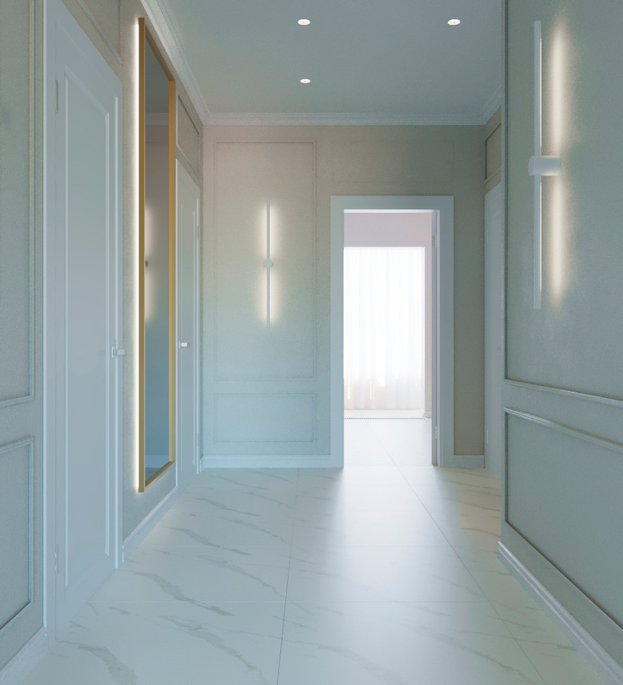 Квартира в стиле неоклассика в ЖК FAMILIA