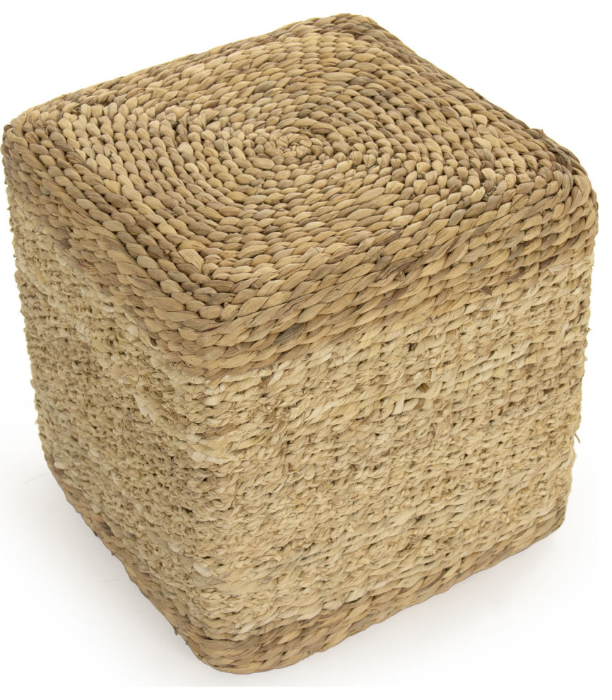 Woven Cube Ottoman - Tropical - Footstools And Ottomans - by HedgeApple ...