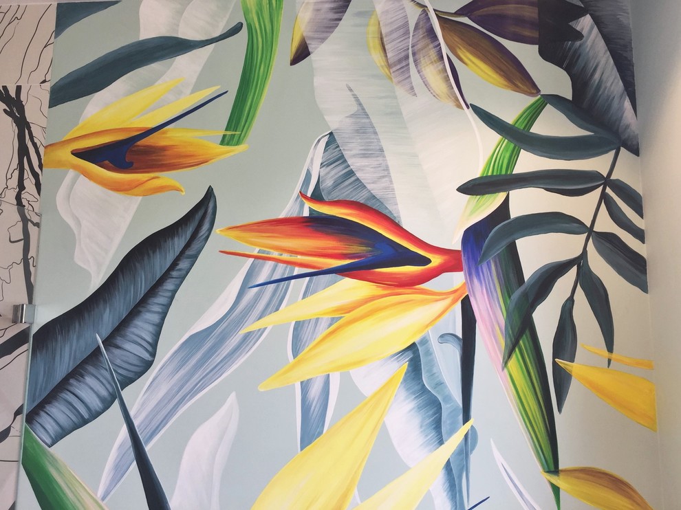 Роспись су в загородном доме