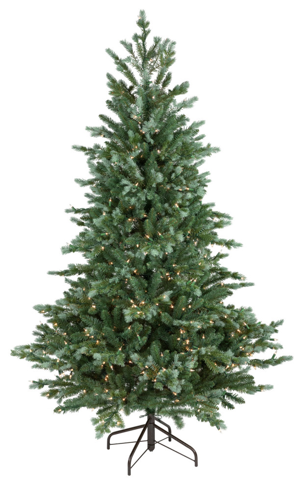 6' Pre-Lit Spruce Artificial Christmas Tree Clear Lights