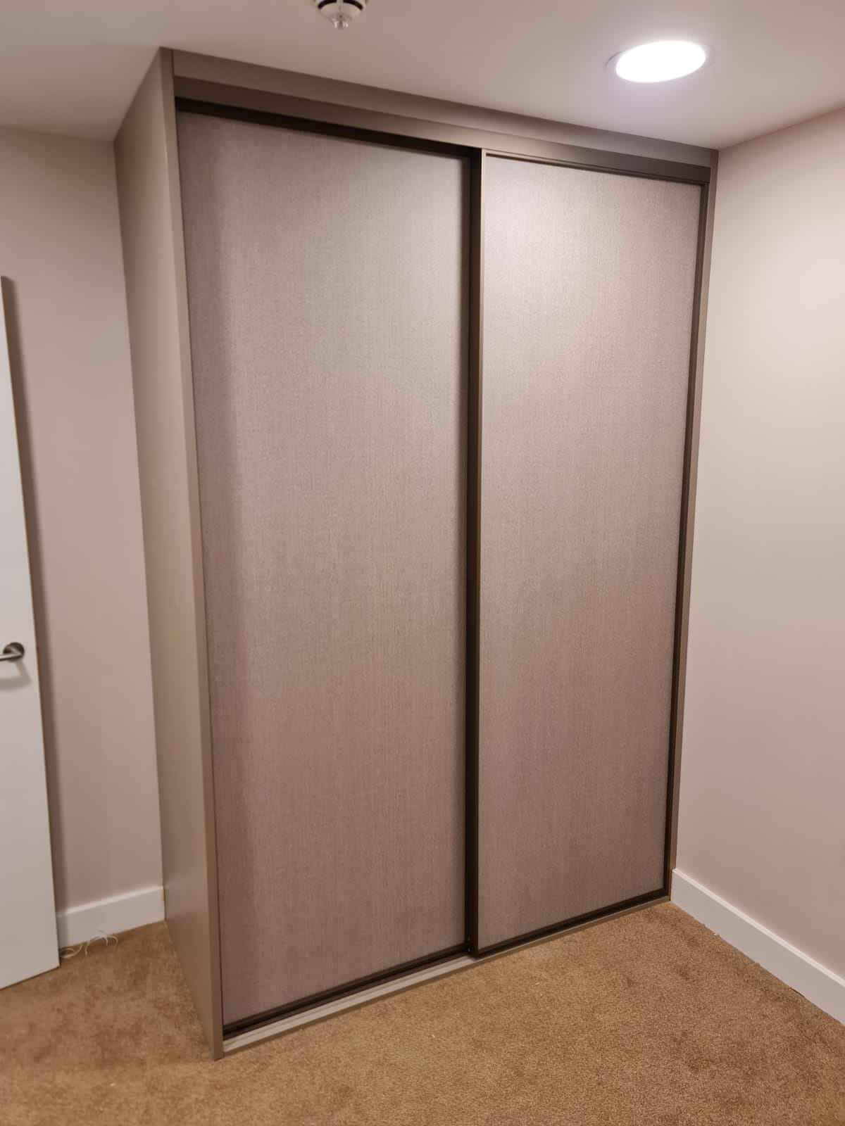 Brown wardrobe