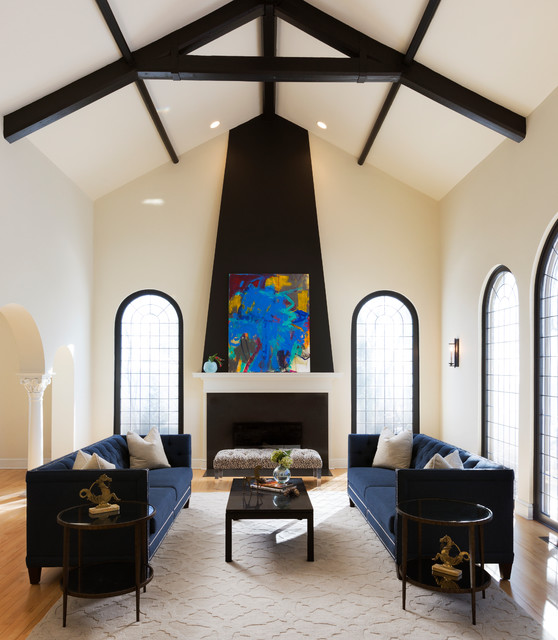 Fox Point transitional-living-room