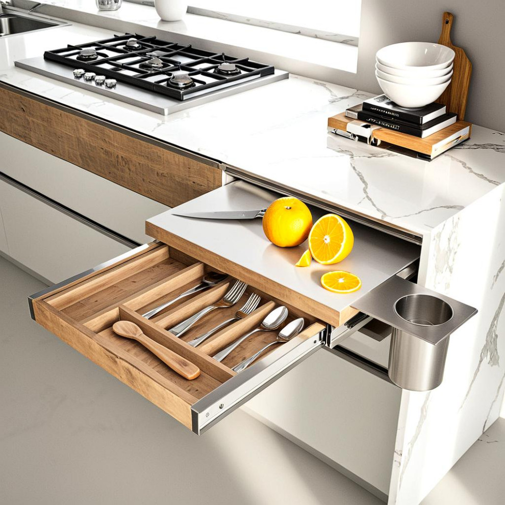 Cucine su misura di design, laccate, moderne, lineari e in legno