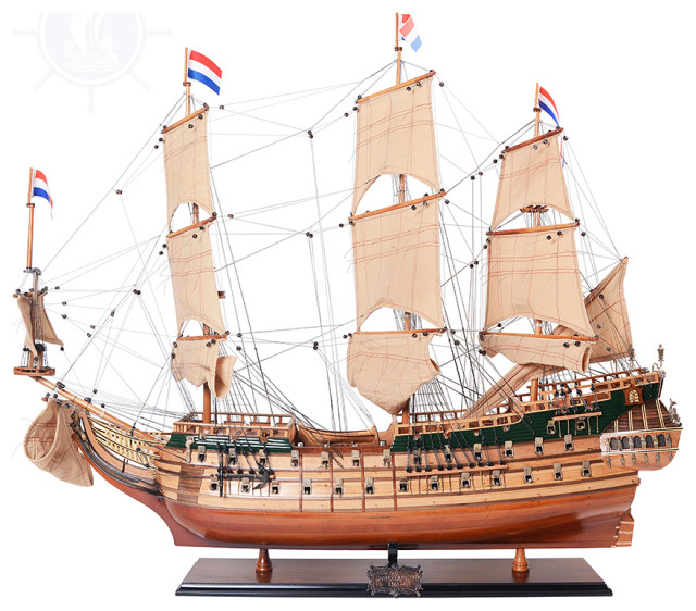 Friesland Museum-quality Fully Assembled Wooden Model Ship