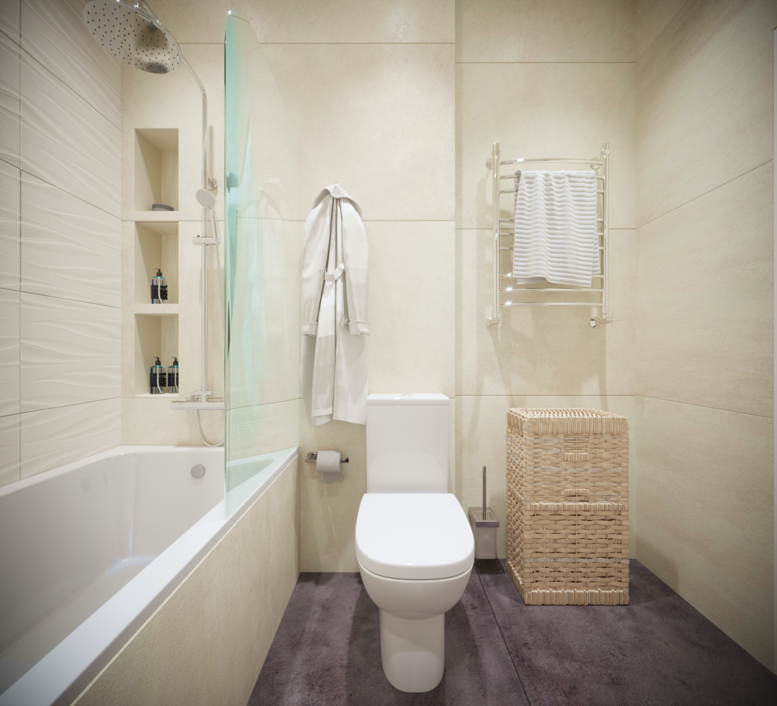 Визуализация ванной комнаты