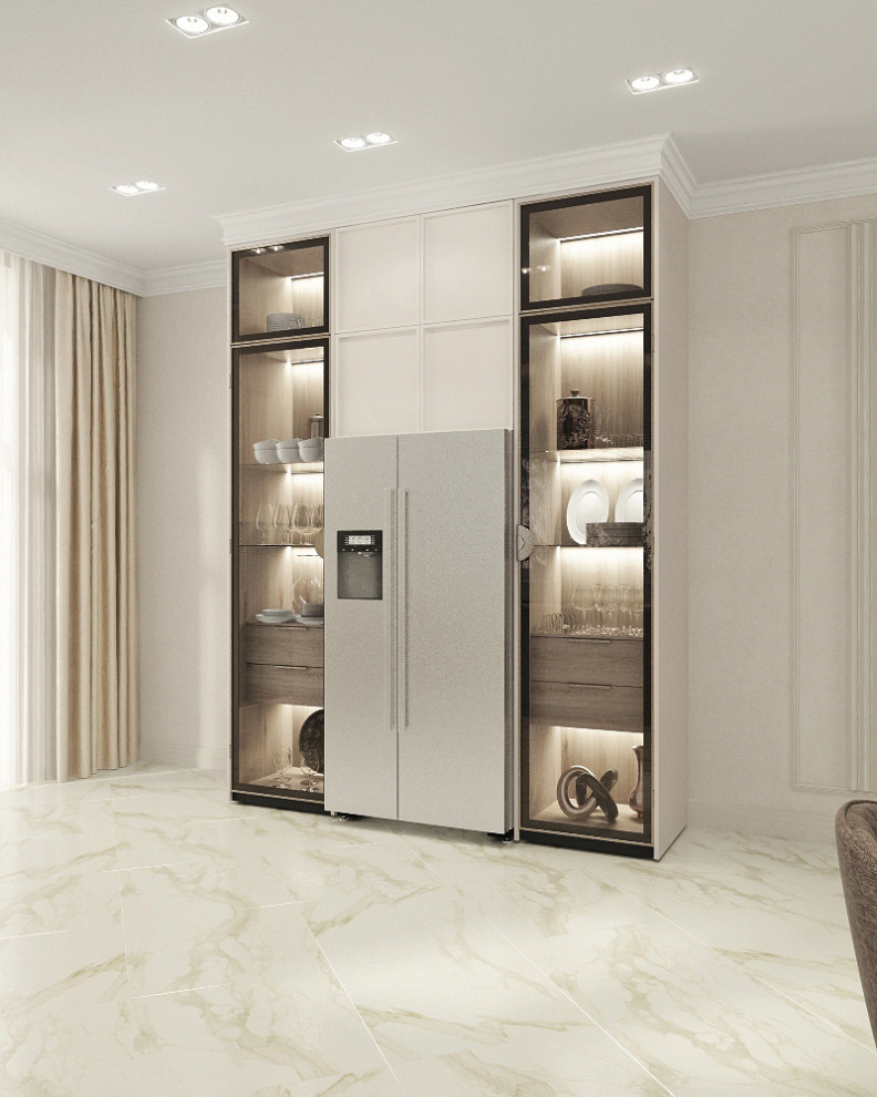 Двухэтажный дом в современной классике