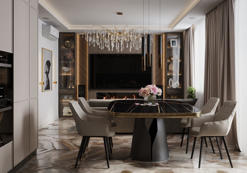 Интерьер квартиры в ЖК «Modum», 98м²