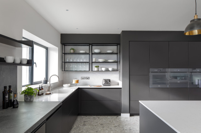 Gorgeous Graphite modern-kueche