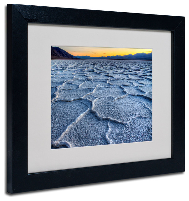 'Badwater' Matted Framed Canvas Art by Pierre Leclerc, 11