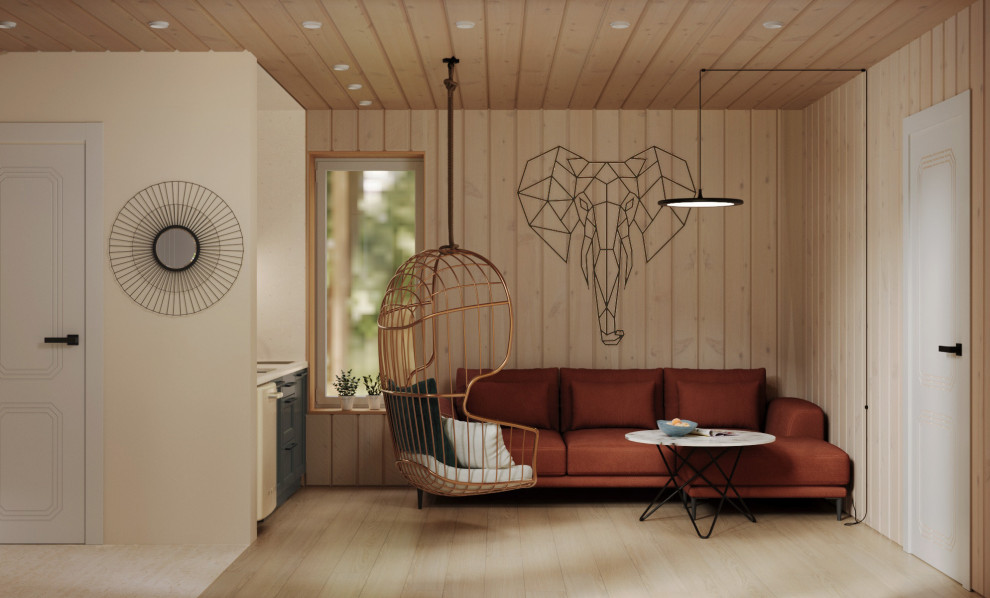 Дизайн-проект загородного дома отдыха для краткосрочной аренды