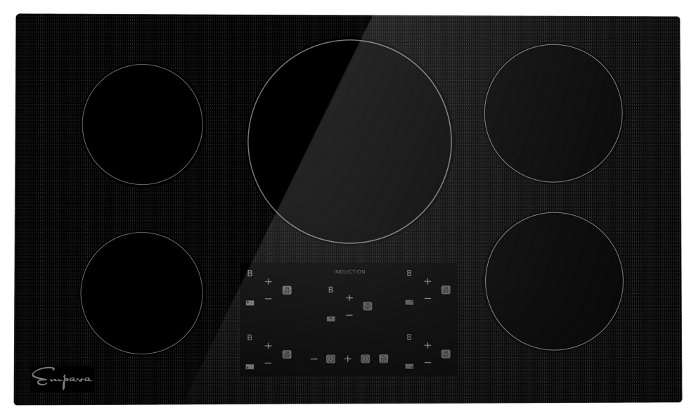 Empava 36" Electric Stove Induction Cooktop with 5 Power Boost Burners