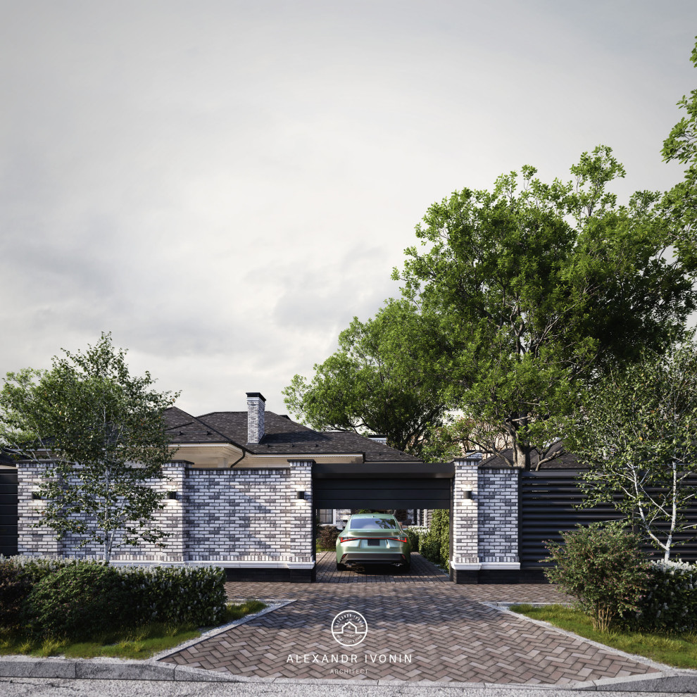 Дом в стиле неоклассика в Ростове