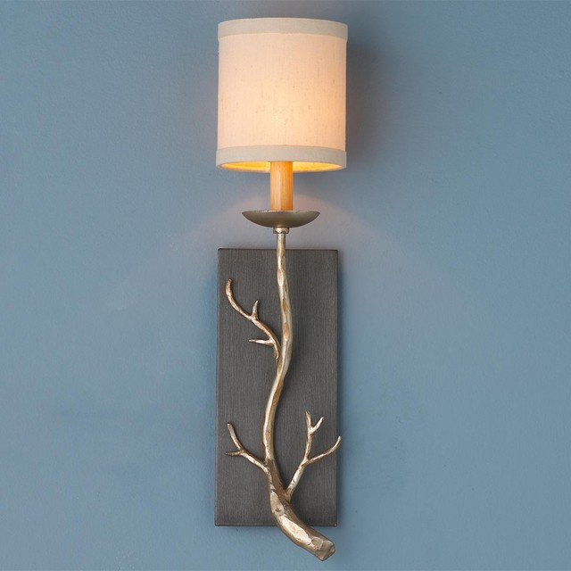 Modern Twisted Twig Sconce