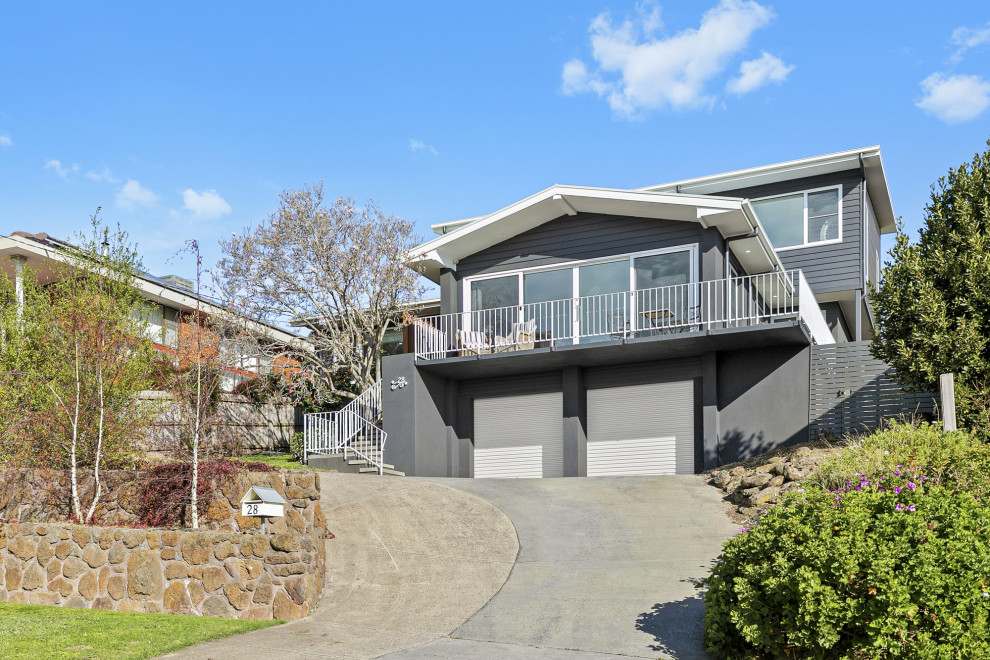 Mid-sized three-storey exterior in Geelong.