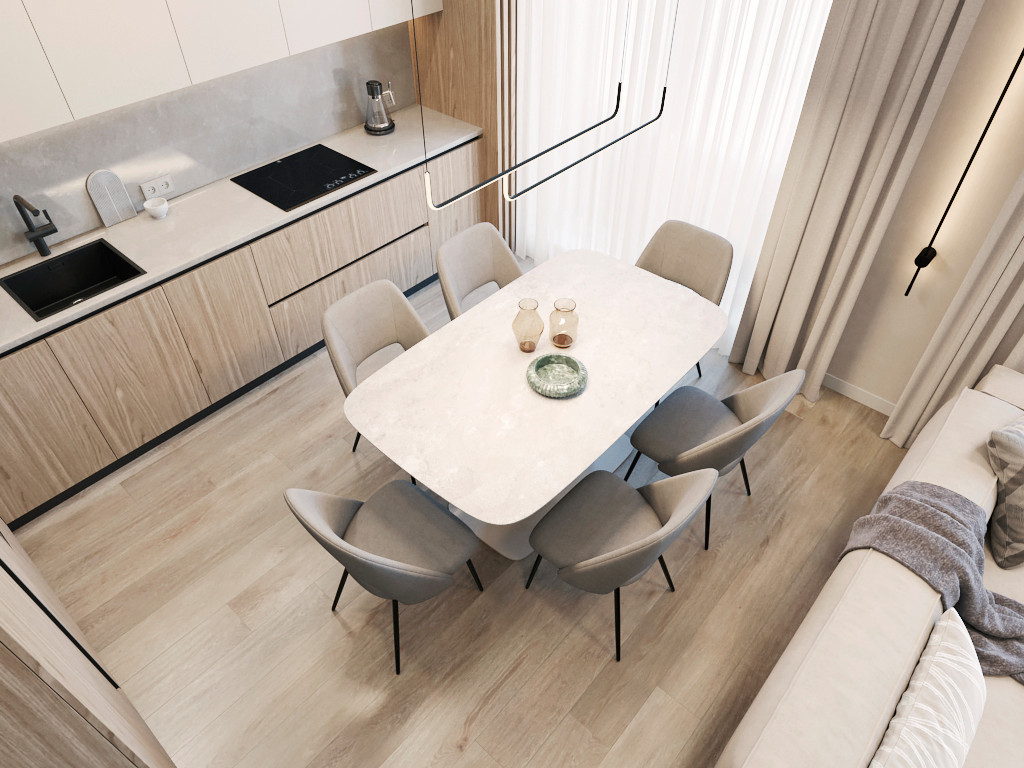 Проект кухня-гостиная