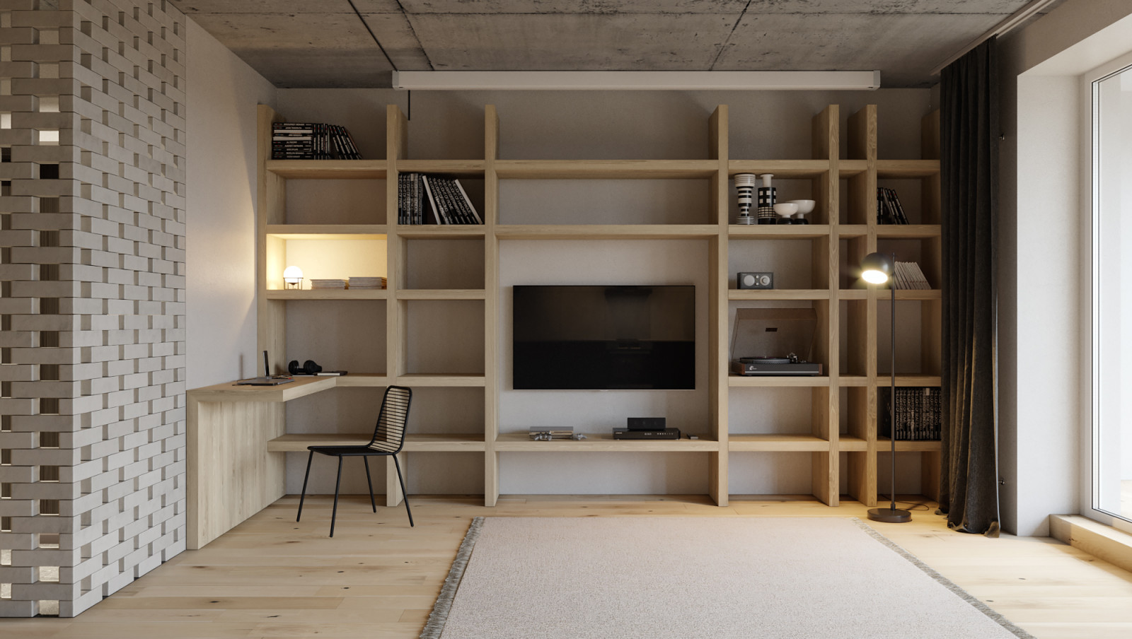 Ascetic treveler | 81 кв. м | Проект квартиры в стиле минимализм