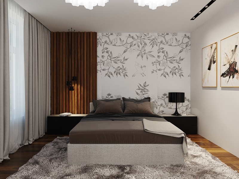 Дизайн интерьера загородного дома, п. Володарский