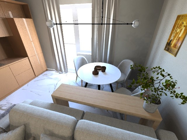 Красноярск,квартира для молодой семьи. Гостиная. 2022 г