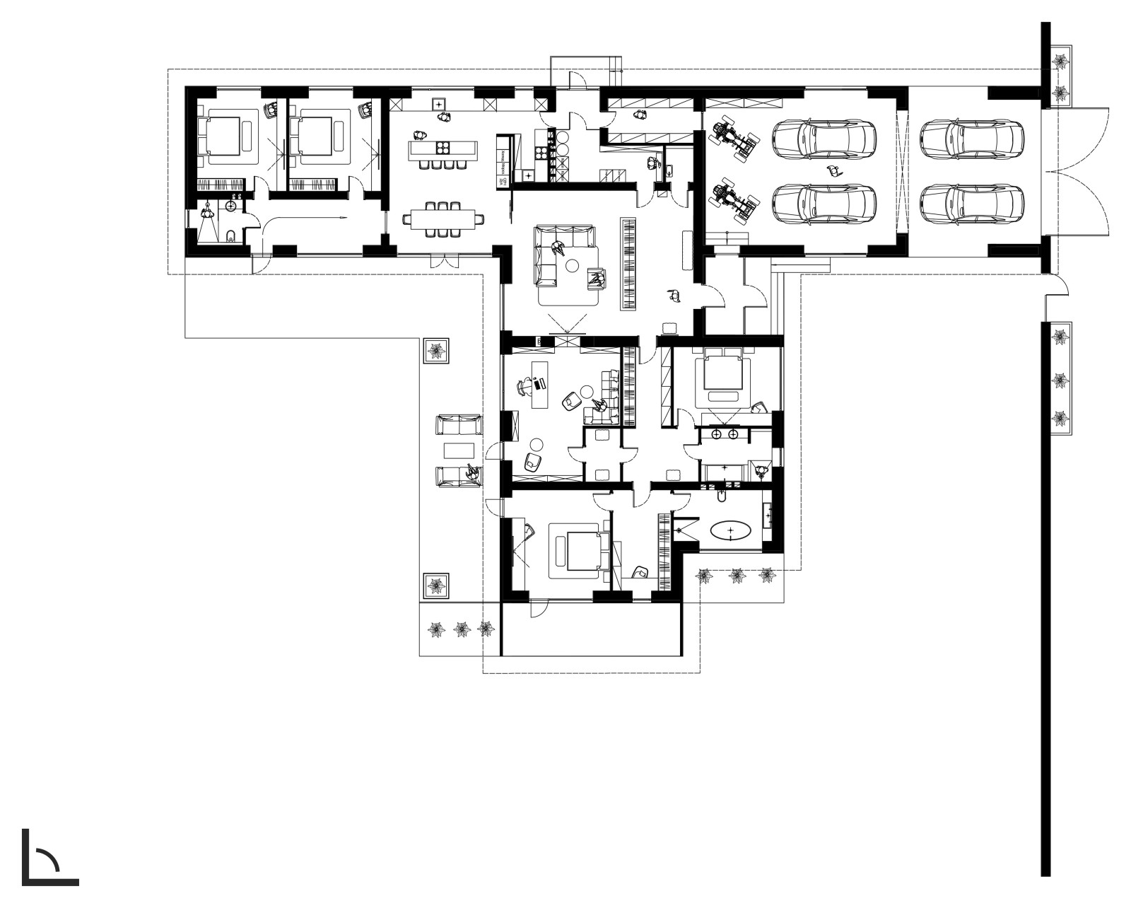 Одноэтажный дом в Москве 340 кв. метров