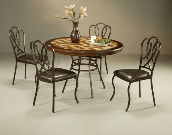 Pastel Furniture - West Port 5 Piece Dining Set - WT510-478-OX110-5Set