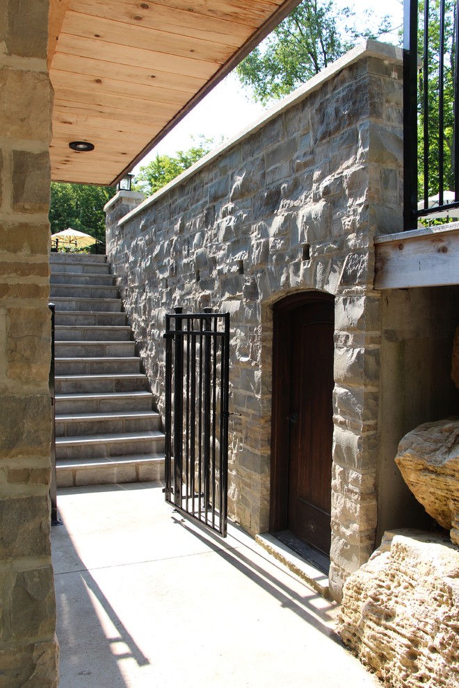 Inspiration for a transitional entryway remodel in Toronto