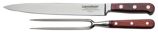 LamsonSharp Silver Forged 2-Piece Carver Knife Set
