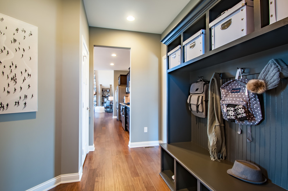 Inspiration for a transitional entryway remodel in Cincinnati