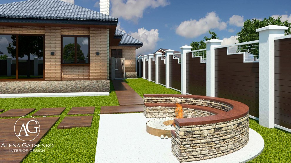 Дизайн частного дома в пастельных тонах