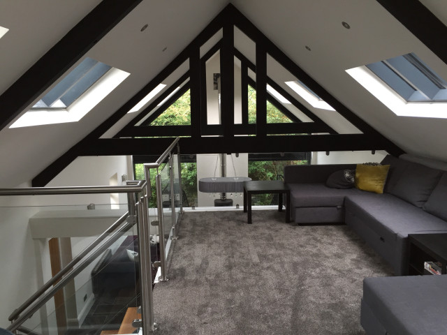The Coach House contemporary-living-room