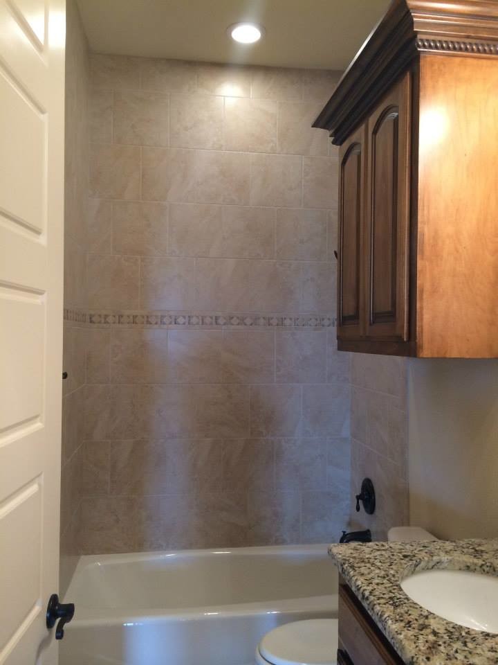 Example of a mountain style bathroom design in Austin