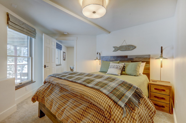 Lakeside Chalet - Remodel transitional-bedroom